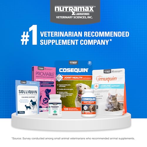Nutramax Cosequin Joint Health Supplement for Cats - With Glucosamine and Chondroitin, 80 Capsules (Pack of 2)