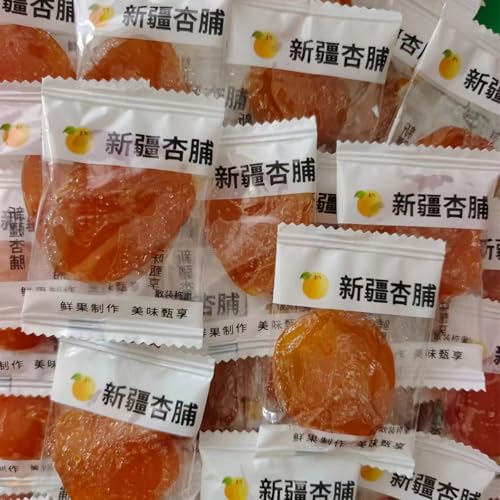 黄杏干 杏干し 甘酸っぱい 杏干 種なし干しあんず 干し杏 ドライあんず 個別包装 果物干し 杏子 杏脯 杏の果肉 肉厚の果実 甘酸っぱい肉厚で 大粒柔らかい食感 新疆杏脯 中華菓子 (250g)