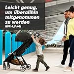 Baby Jogger City Tour 2 Reisebuggy | Kleiner, leichter und kompakter Buggy mit Einhandfalt | Pitch Black (Schwarz)