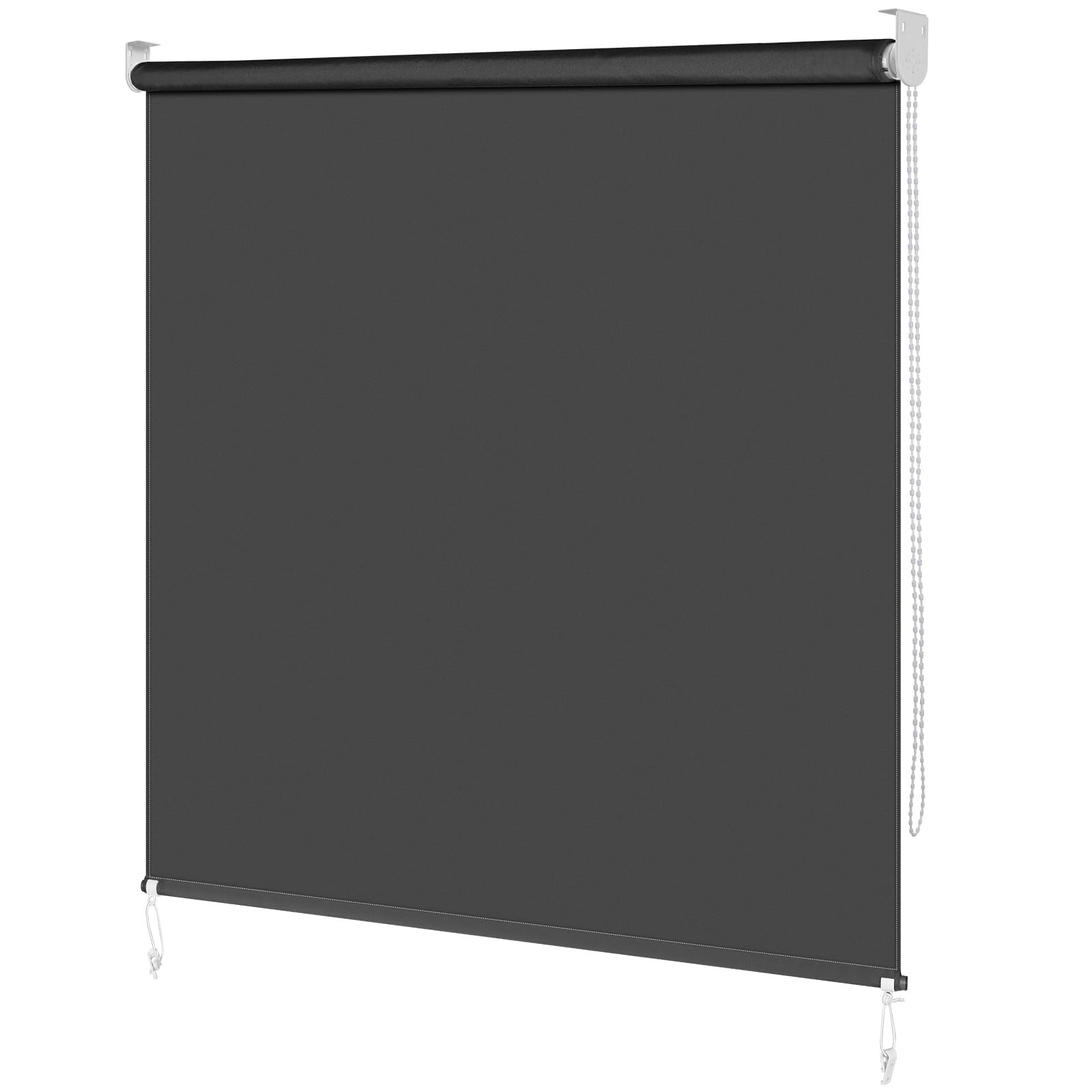 Estor Enrollable para Exteriores,Toldo Vertical,Estor para balcón Exterior, para privacidad,Protección UV, Impermeable,Toldo para Ventanas, Balcones, Jardines,Terrazas (140x240cm)