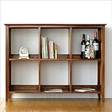 本棚 無垢 オープンラック 雑誌収納 ディスプレイラック 木製 天然木 幅120cm チークフリーシェルフ120 [wat3664]