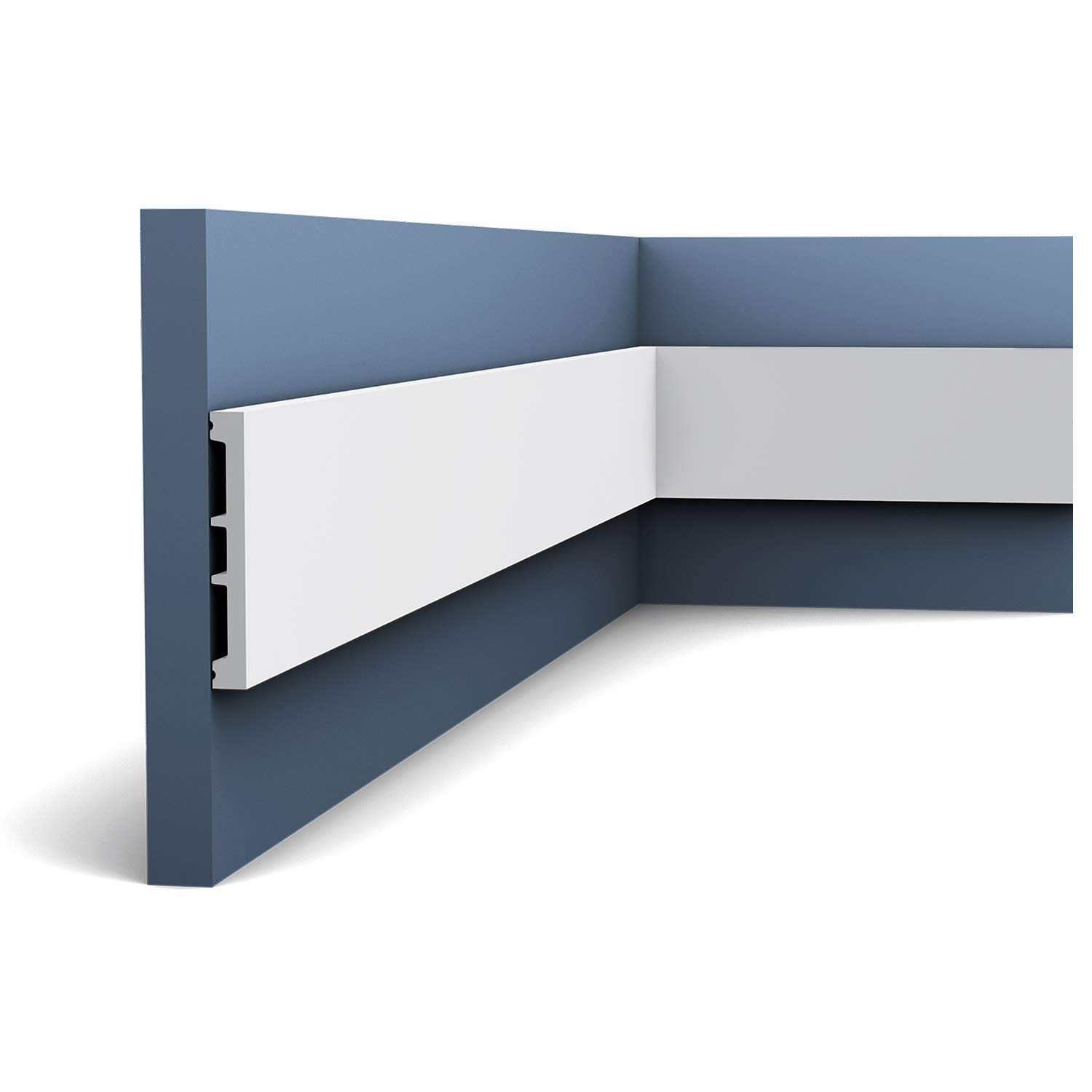 Door frame Skirting Plinth Orac Decor DX163-2300 AXXENT Cabel channel multifunctional Decoration Element 2.3 m