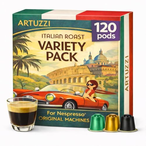 Artuzzi 120ct Compatible Nespresso Coffee Pods For Nespresso Original Machines | Espresso Ristretto...