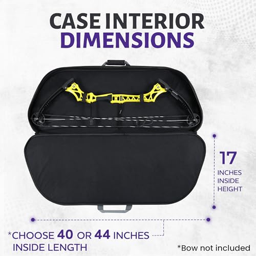 Image of LEGEND Apollo Soft Bow Case - Compound Bow Case with Multiple Storage & Foam Padding, Lightweight Bow and Arrow Case for Archery Accessories, Bow Bag with Arrow Tube Pocket - 40 inch & 44 inch