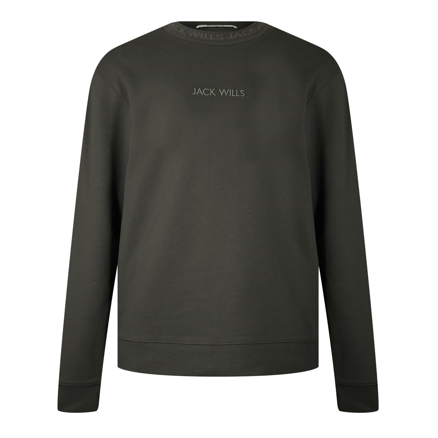 Jack Wills Men's Leaf Jacquard Crew Sweatshirt Xs