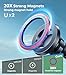 【Gooseneck Extension, Multi Angle】Magnetic Phone Mount Holder for MagSafe, One-Hand Operation, Best Accessory for Baby Stroller, iPhone 16, Gym, Treadmill, Shopping Cart, Exercise Bikes, Hand Bars