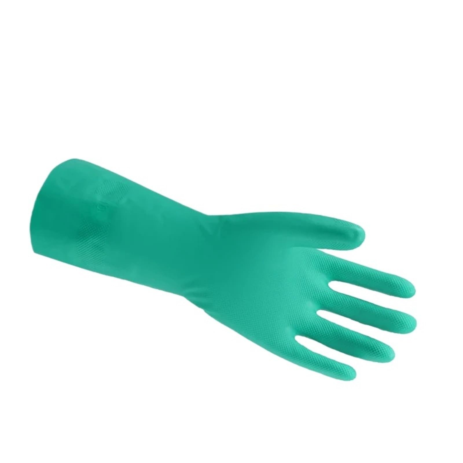 Genérico Compatible con 12 pares de guantes de nitrilo de 15 mil resistentes a productos químicos con textura de palma flocada interior impermeable(L)