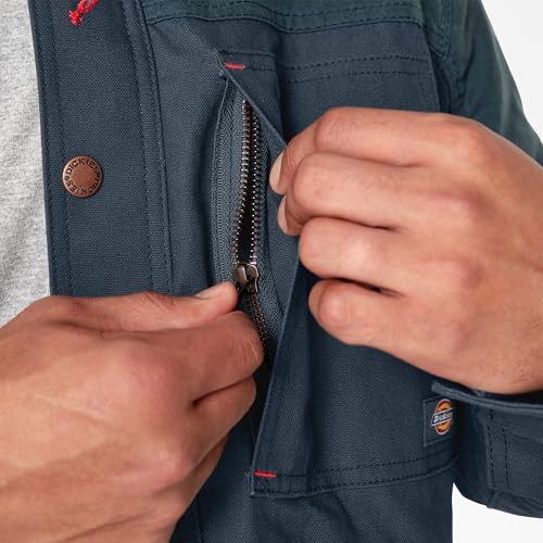 Image of Dickies mens Tradebuilt Wax Coated Canvas Chore Coat