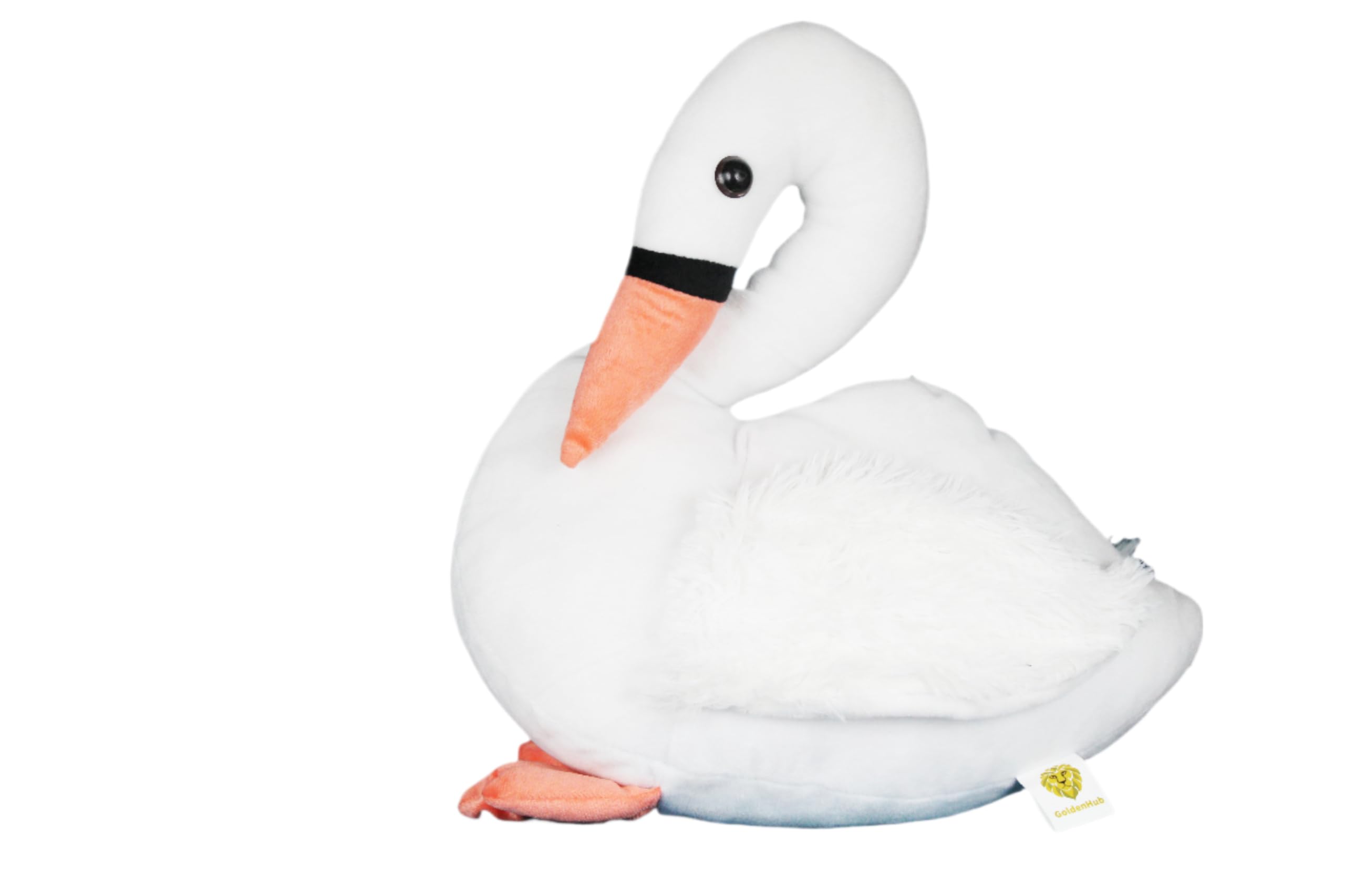 GOLDENHUB TOYS Elegant Swan Soft Plush Toy 30 cm, Velvety Material, Pristine White Feathers, Intricate Wings, Large Size (B0D9NZPQB1) Amazon Price History, Amazon Price Tracker