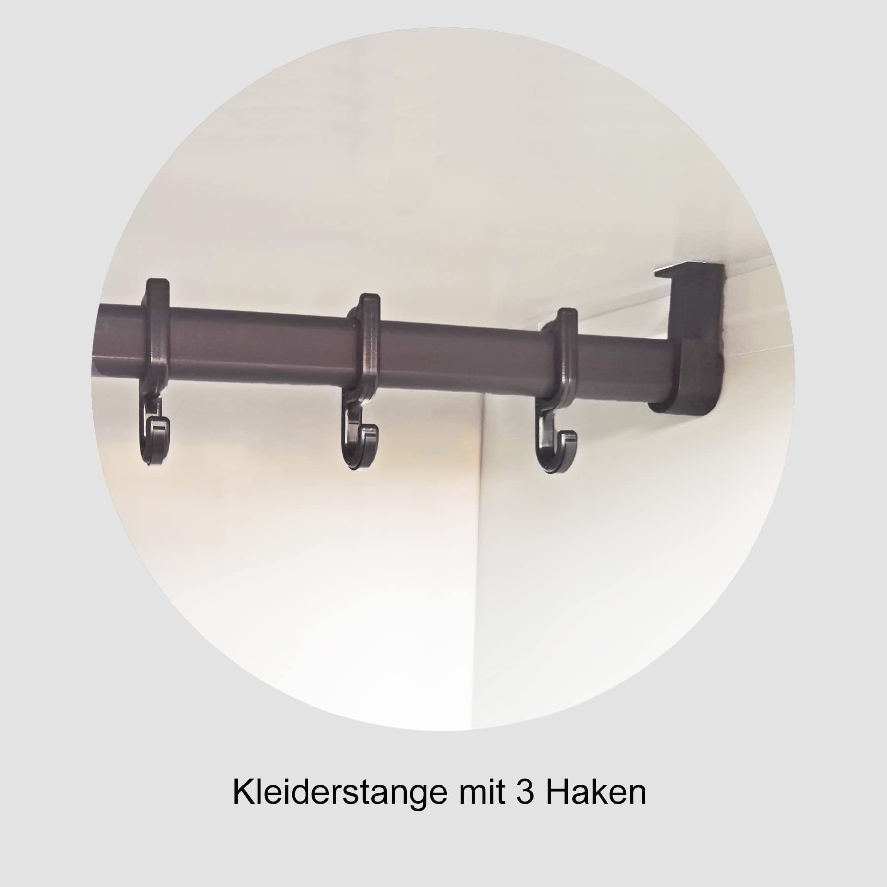 Schrank & Stuhl Spind – Metallspind mit 4 Abteilen, Schließfachschrank mit Hutboden, 30 cm Abteilbreite, Lieferung komplett montiert (Grau, mit Drehriegelverschlüssen)