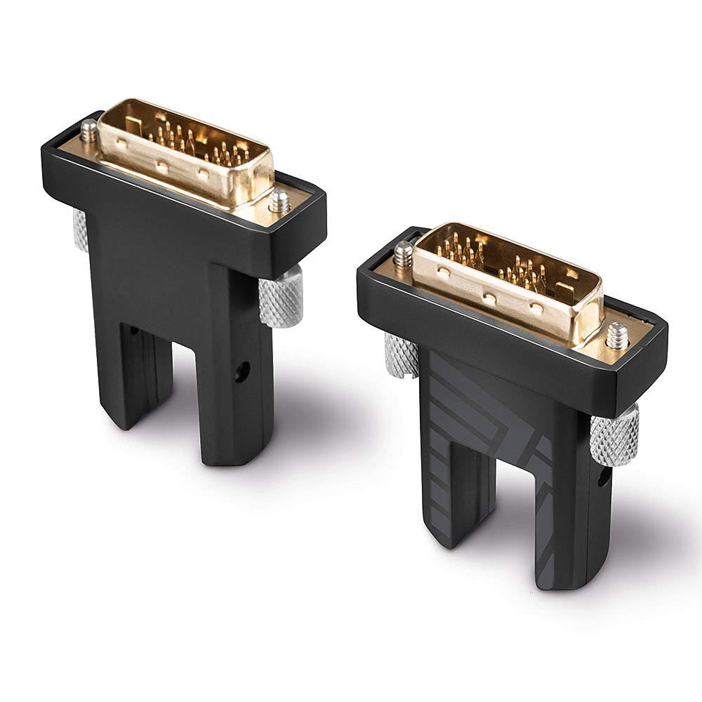 Lindy 38326 Cable Micro-HDMI 4K60 híbrido de fibra óptica con HDMI y DVI desmontables, 100m