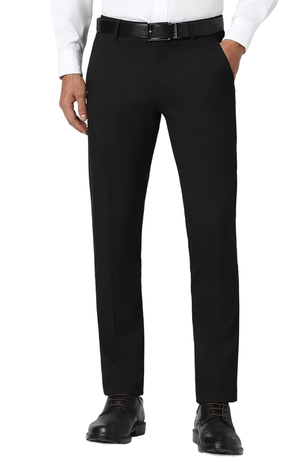 peter england Men Work Regular Fit Utility Pants-picture-19