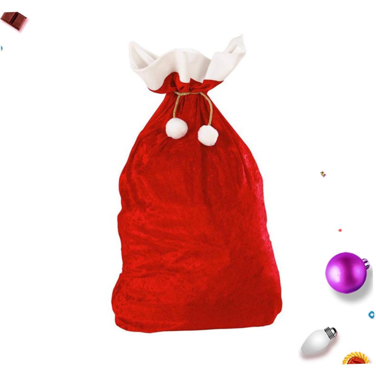 ABOOFAN 3 Pz Sacchettini Bomboniere Natale Borse Portaoggetti