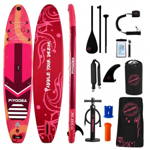 Image of Inflatable Stand Up Paddle Board, Wide Stable SUP Accessories
