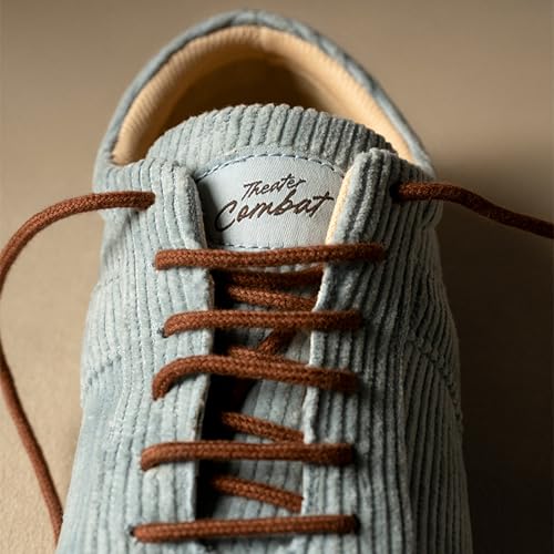 Image of Theater Women Combats Suede Sneakers | Soft Lace-Up Walking Shoes with Cushioned Grip Sole | Lightweight, Stylish & Comfortable Suede Footwear