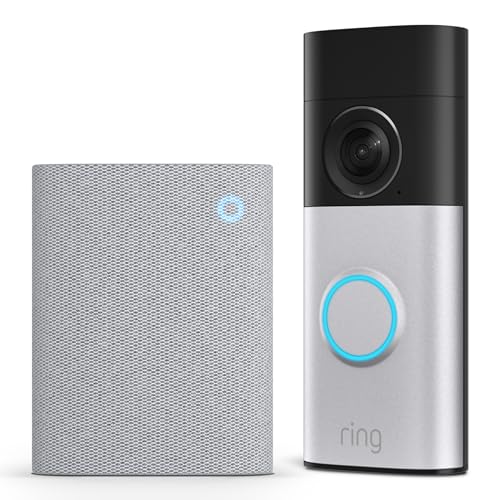 Ring Videotürklingel Plus Kabel, neueste Gen. (Wired Video Doorbell Plus) mit Netzstecker + Chime (3. Gen.) | Videotürklingel-Kamera… – Ansicht 1