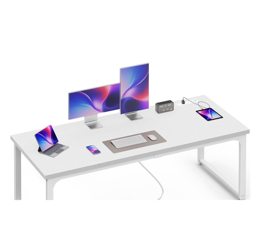 Amazon.com: Huuger 63 x 24 inch Desk with Power Outlets & USB-C