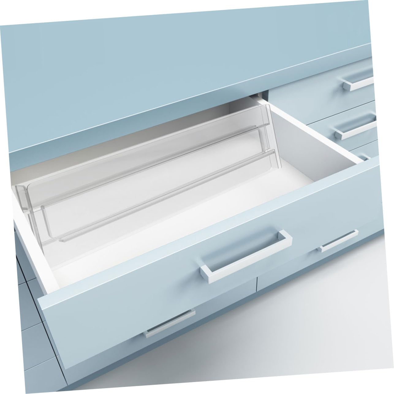 ABOOFAN 8 Verstellbare Schubladeneinteiler und 27,5-52cm aus Ps für Socken für Schrank und Schlafzimmer