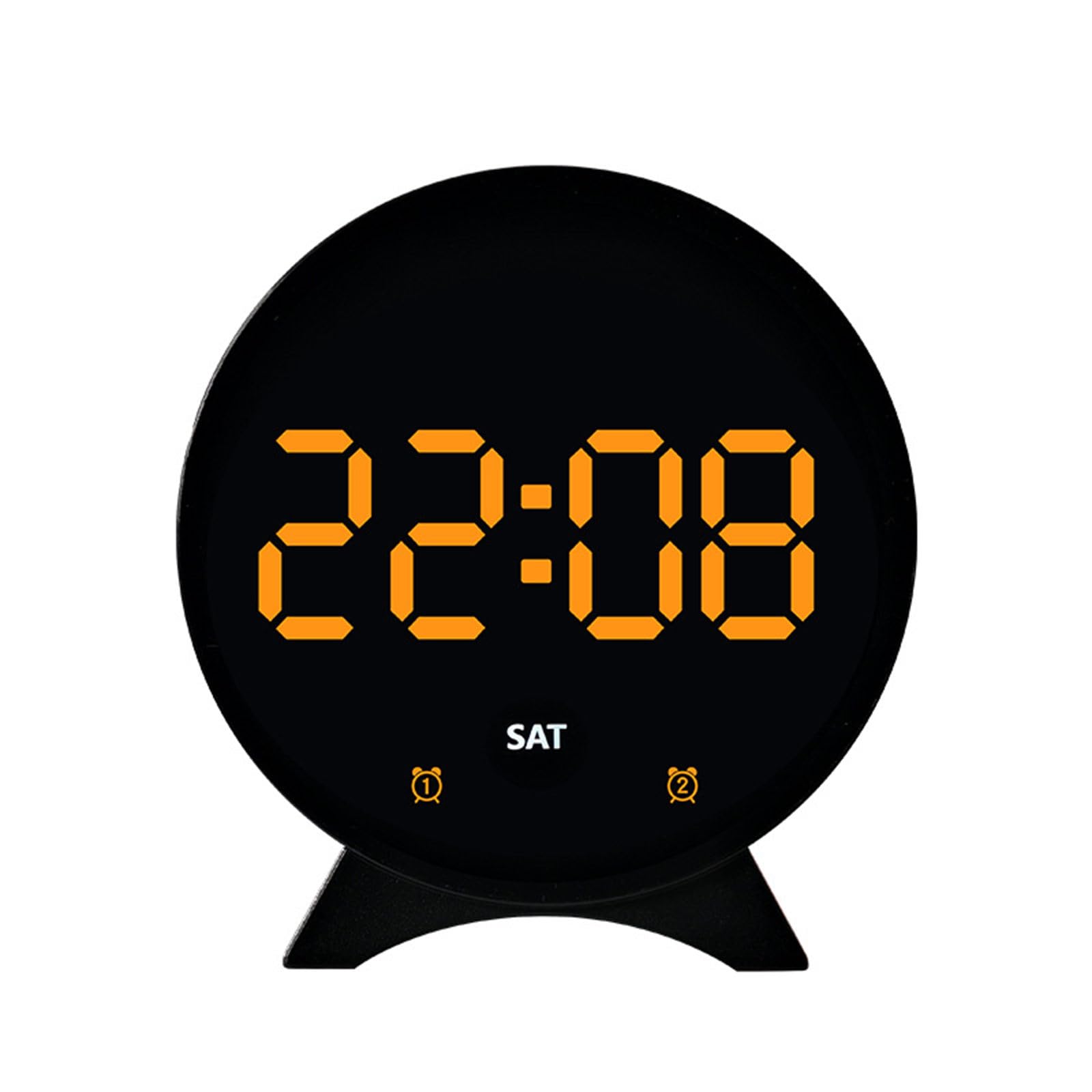 Jazuaiao B Led Desk Clock Light Transducer Quiet Action Calendar Temperature Display For Contemporary Calendar Alarm Clock