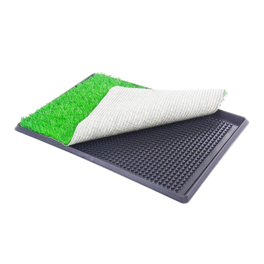 Dog Cat Potty Toilet Patch Training Pad for Indoor or Outdoor Use, 3 Pieces Puppy Training Pad Dog Relief System 4