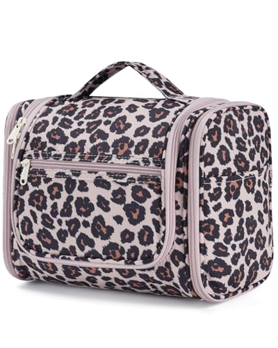 WANDF Trousse de Toilette à Suspendre pour Femme, Grande Capacité Imperméable avec Crochet, pour Enfant Homme Voyage Camping Maquillage Accessoires...