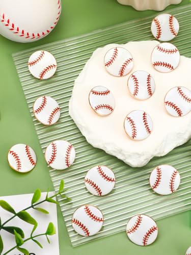 Image of JUNEBRUSHS 28pcs Baseball Enamel Pins Sports Lapel Pins for Baseball Lovers Party Birthday Themed Party Decorations Supplies Favors Backpack Hat Decor Accessories