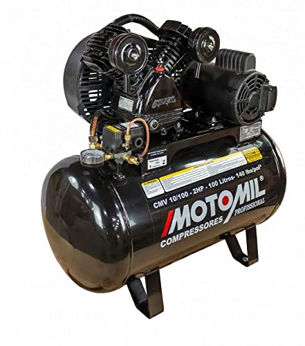 Compressor de Ar 100 Litros CMV-10/100 220/380V Trifásico - Motomil