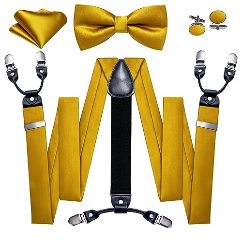 Juego de Tirantes y Corbata de Seda para Hombre