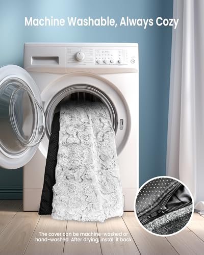 blunique Hundebett für Sofa Hundedecke Sofaschutz Hund Waschbar rutschfest Wasserdicht Mittelgroße Hunde, Grau L