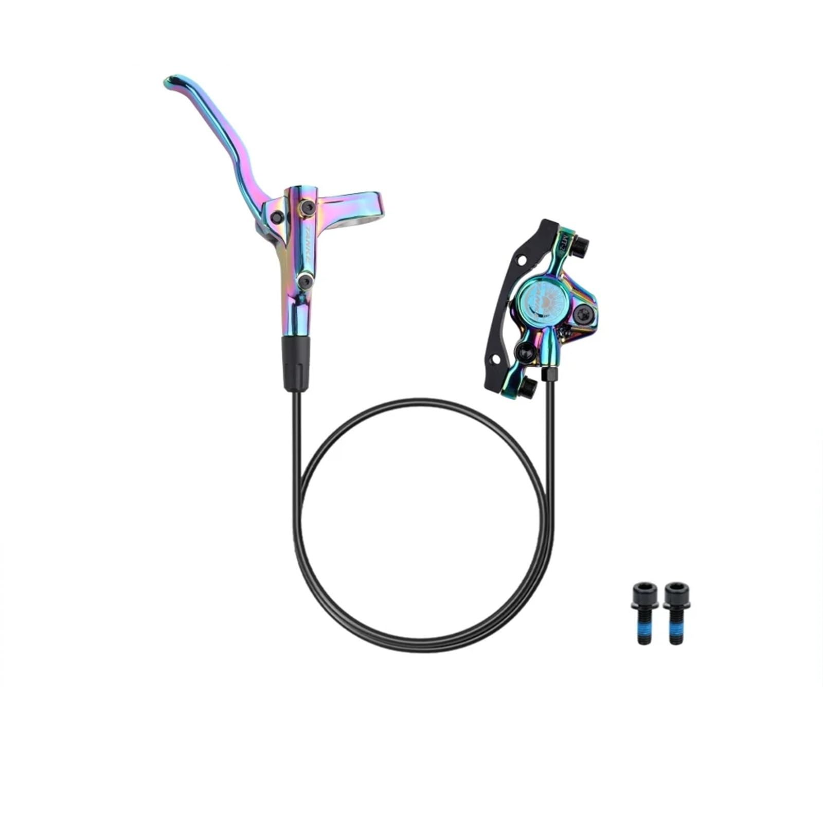 FNFTOEZGY Compatible for TANKE MT200 Hydraulic Disc Brake - 2 Piston 800/1600mm 3 Finger Steel Lever for MTB Upgrade/219(Single Right Front2)