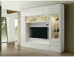 Amazon｜ヴァイス 幅280cm 壁面収納セット テレビボード テレビ