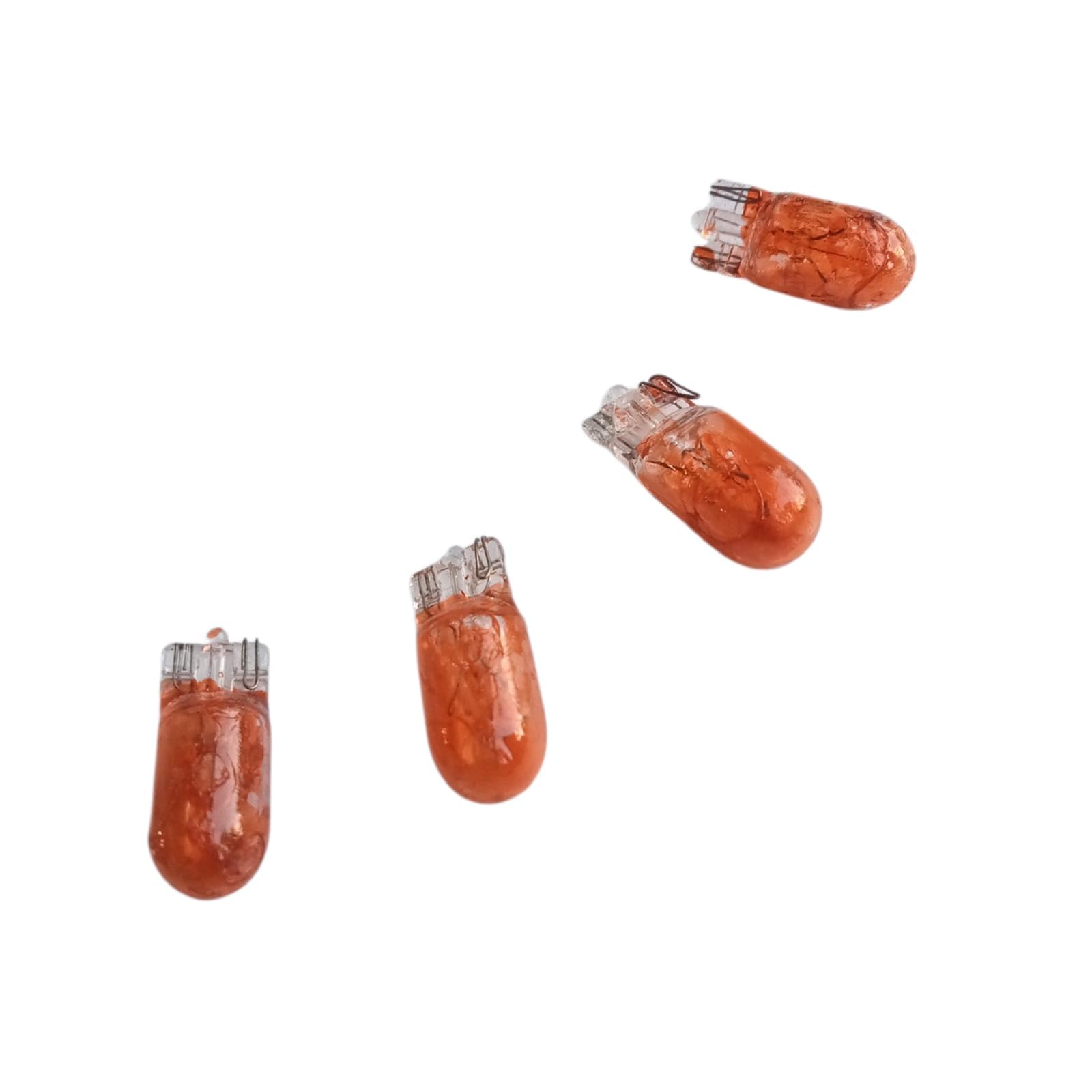 E-Trendo Indicator Bulb (Orange Light) Pack of 4 | Universal For Electric Scooter, Bike & Scooty | Front & Rear Turn Signal Indicator Bulbs-image-1