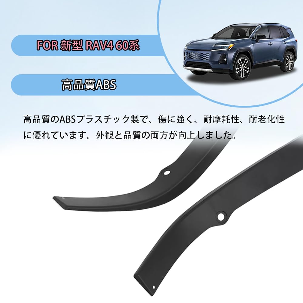 Amazon | FOR 新型 RAV4 60系 AXAN64(2025年12～現行) リア フェンダー