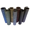 Rubber-Cal 03-100-WEB-AB-02 Elephant Bark Rubberized Flooring, All Black, 3/16-inch x 4 x 2-Feet