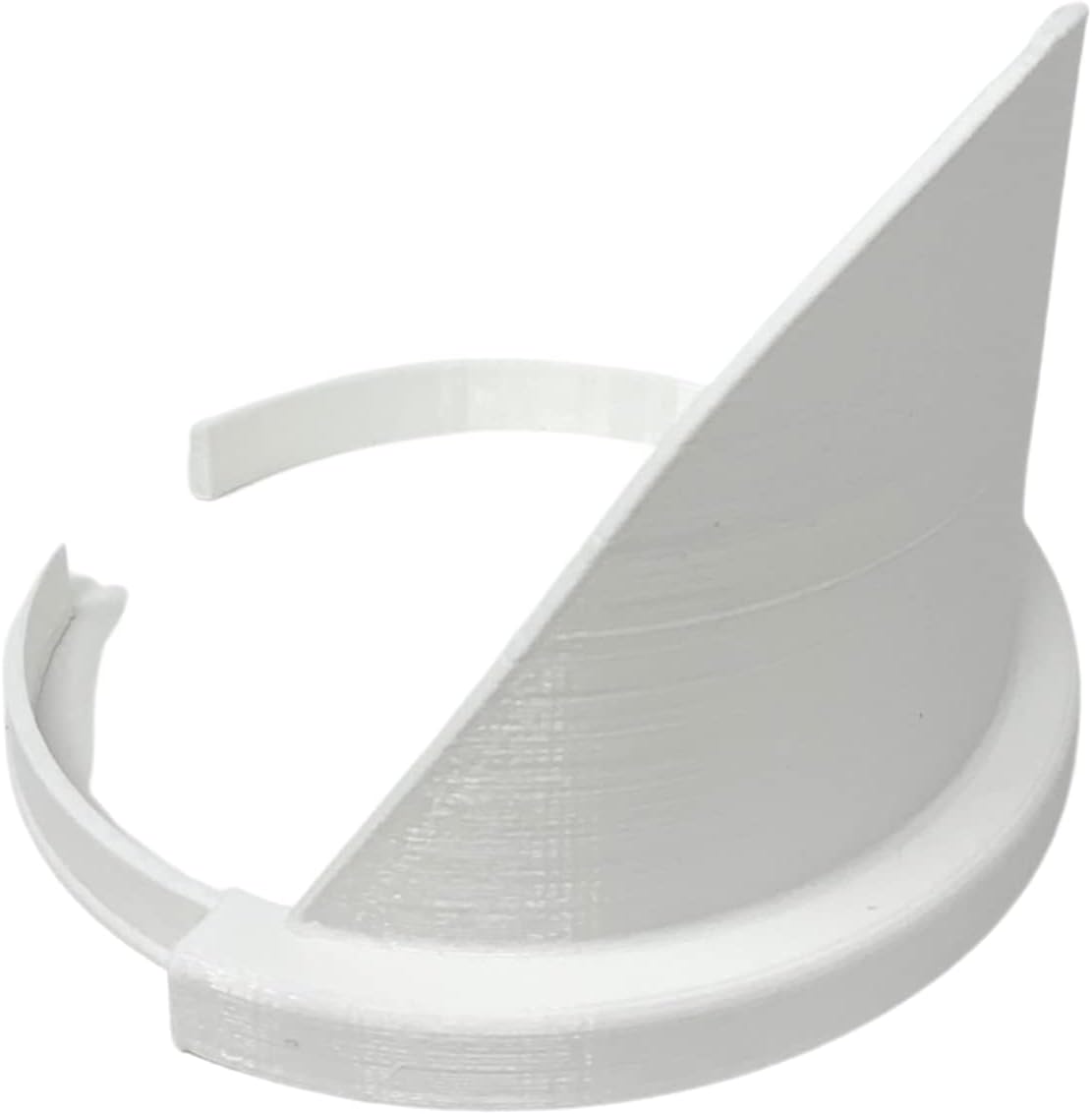 Paint Can Pourer Fits QuartSized Paint Cans White