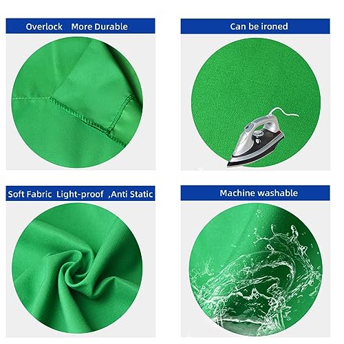 Veemoon Telón De Verde Croma De Decoración para Fotografía Accesorio De Escenografía - imagen 6