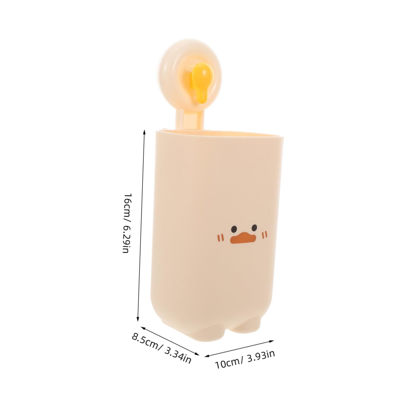 CIYODO Kitchen Utensil Storage Organizer: Wall-mounted Cartoon Chopsticks Spoon Holder with Suction Cup - Drain Bottom Organizer to Keep Kitchen Tidy