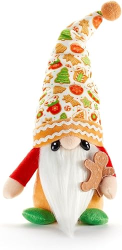 Giftcraft 474528 Gnomo de pan de jengibre, 10 pulgadas, poliéster, jengibre