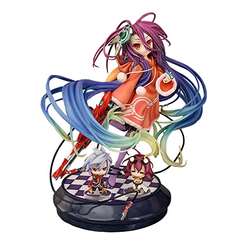 No Game No Life Figure Schwi Dola/Shiro/Jibril/Hatsuse Izuna Figure PVC Action Figure Toys Doll Q...