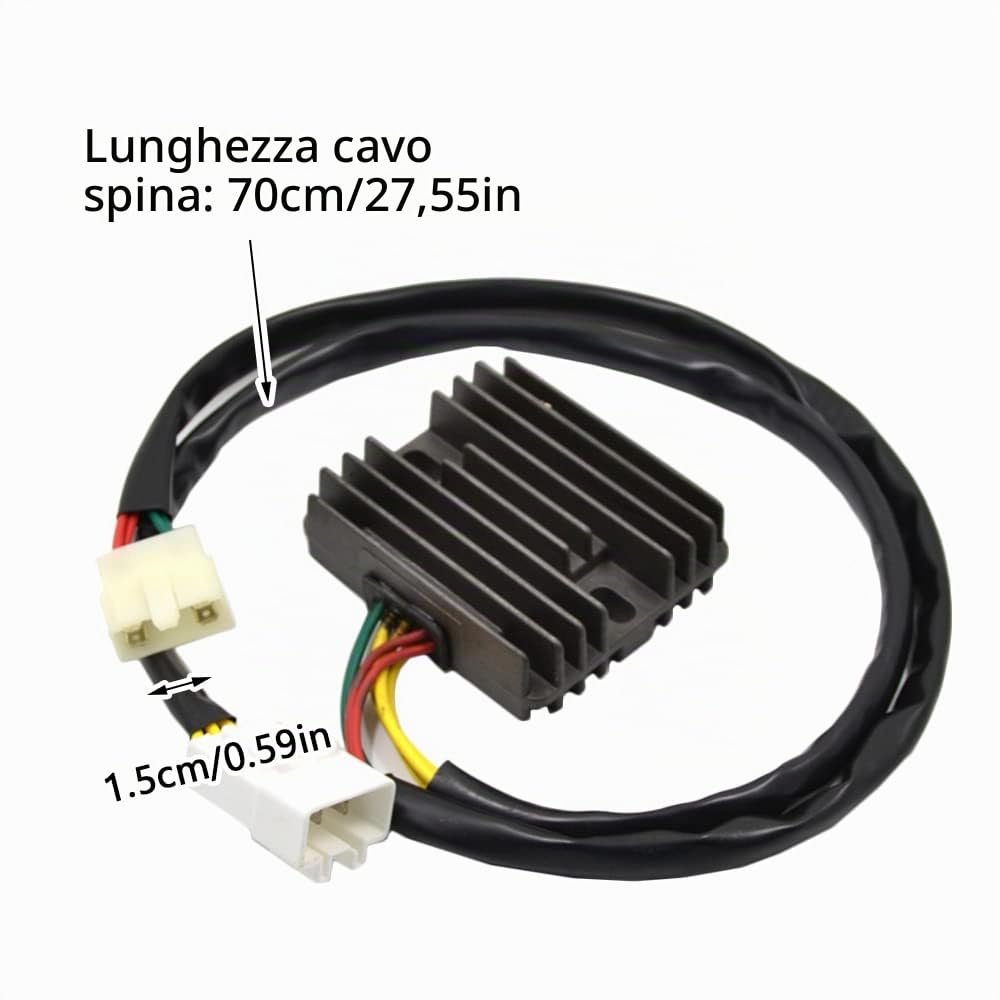 Riloer Regolatore di tensione per moto compatibile con Honda CBR F4i 600 2001-2006