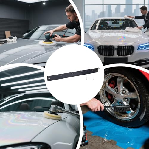Porte-brosses de détail mural pour stopper le désordre auto - 5