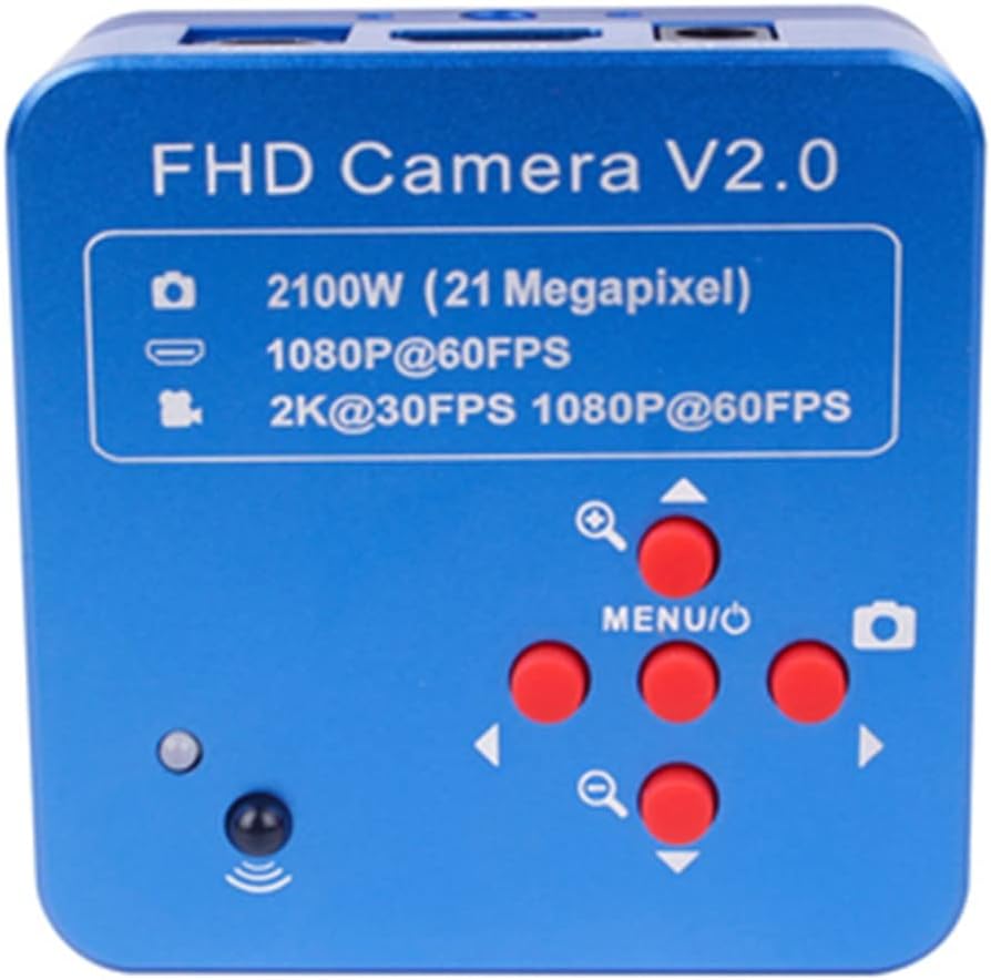 Lab Microscope Replacement Parts 1080P 48MP HDMI USB Industrial Digital Microscope Camera 130X 180X C Mount Lens