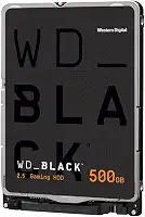 Western Digital Disco rígido WD Black WD5000LPSX 500 GB - 2,5" interno - SATA (SATA/600) - PC desktop, notebook, dispositivo de console de jogos suportado - 7200rpm