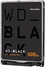 Western Digital Disco rígido WD Black WD5000LPSX 500 GB - 2,5" interno - SATA (SATA/600) - PC desktop, notebook, dispositivo de console de jogos suportado - 7200rpm
