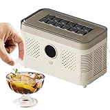 Machine à glaçons portable, 12 glaçons par cycle, glacette rapide en 15–20 min, glaçons cr...