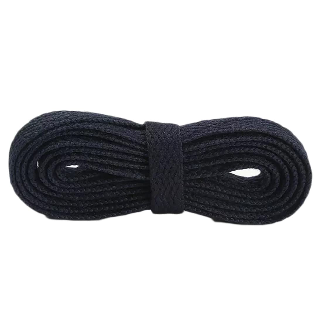 COBLER Flat Shoelaces - 8MM Wide Durable Cotton Shoe Strings for Athletic & Casual Sneakers, Fashionable Shoe Laces for AJ1 High and AF1 Low, Suitable for Sports & Running Shoes - Navy Blue (B09Y8VH48S) Amazon Price History, Amazon Price Tracker