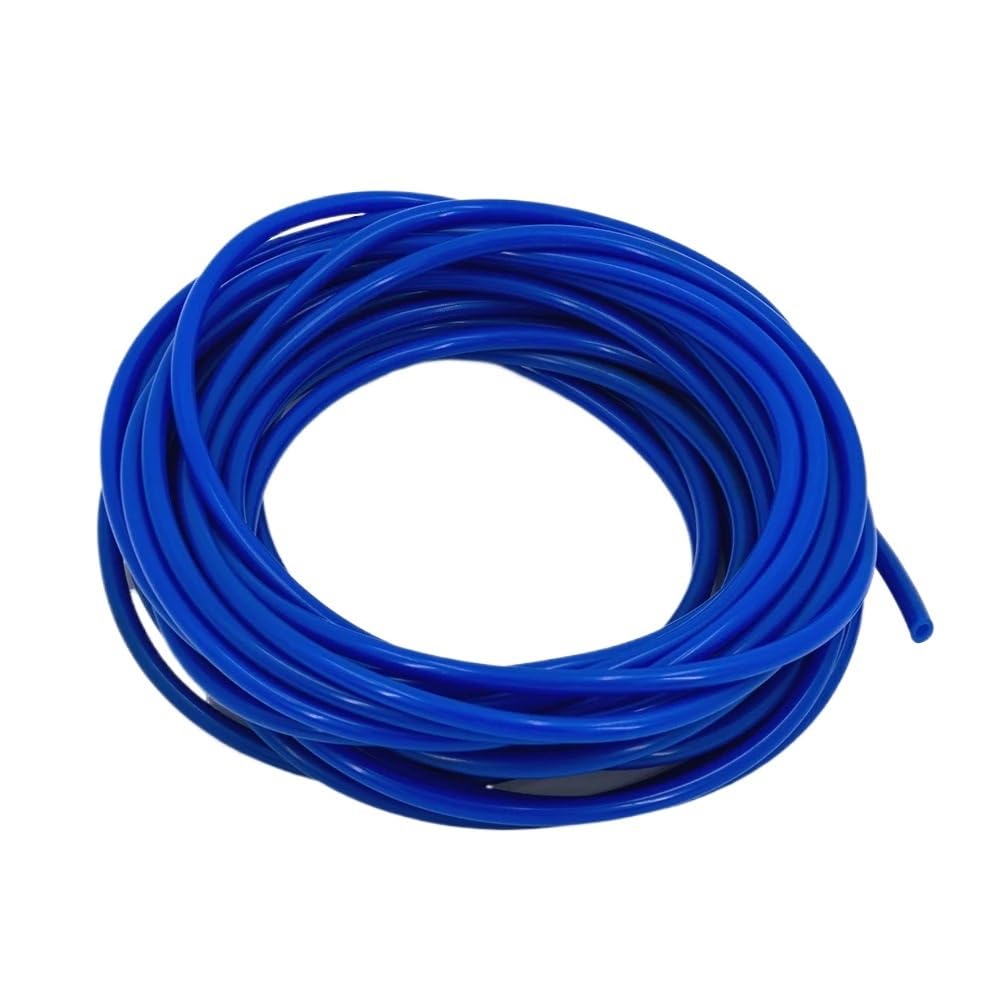 Gohapy Blue Flexible Hollow Tube 1 Piece Vacuum Silicone Hose Pipe Length 1Meter, Replacement Tube Id 4Mm 10Mm 8Mm(,3Mm)