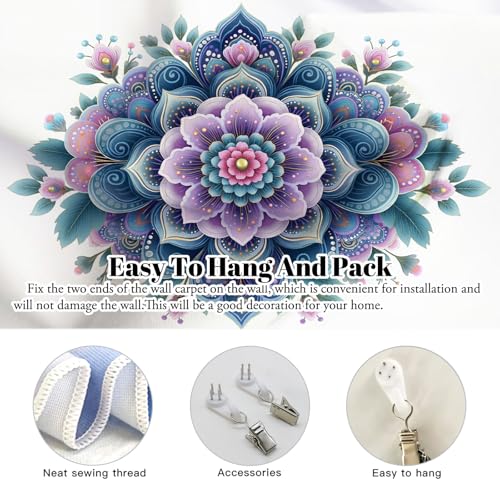 Tapiz de pared bohemio GSAEIMCT para decorar tu salón o dormitorio 6