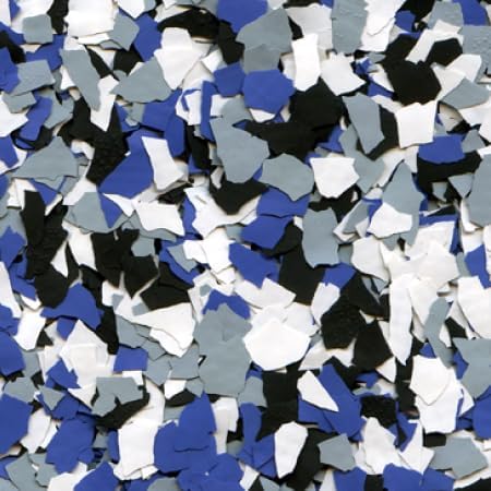 Flakes 1/4" (4 Pounds) - Epoxy Floor Flakes/Garage Floor Flakes for Decorative Floors and Crafts (310 Orbit)