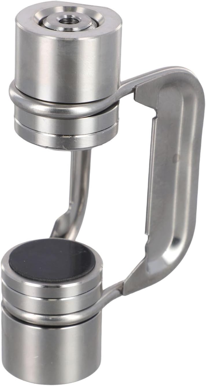 Stainless Steel Retaining Clamp, For IGT Table, Light Pole StAnd Desktop Clip, Camping Furniture Accessory, For 0-40mm Thickness, Silver